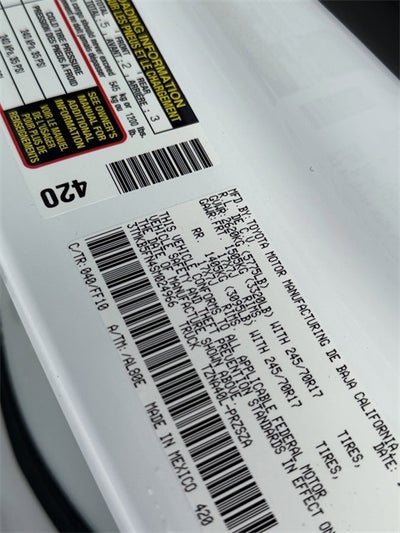 2025 Toyota Tacoma SR5