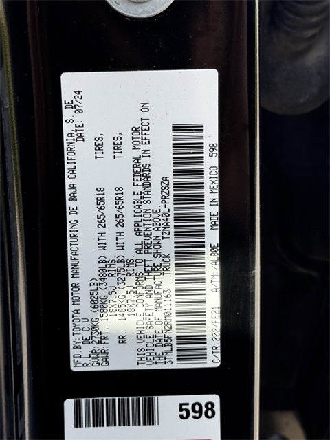 2024 Toyota Tacoma TRD Sport