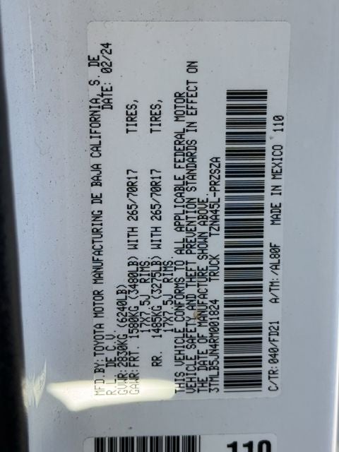 2024 Toyota Tacoma TRD Off-Road