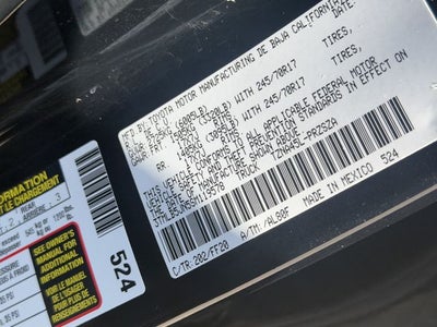 2025 Toyota Tacoma SR5