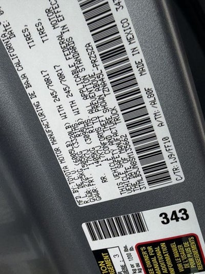 2025 Toyota Tacoma SR5