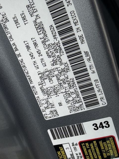 2025 Toyota Tacoma SR5