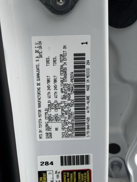 2024 Toyota Tacoma SR