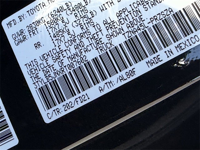 2024 Toyota Tacoma TRD Off-Road