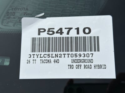 2026 Toyota Tacoma Hybrid TRD Off Road