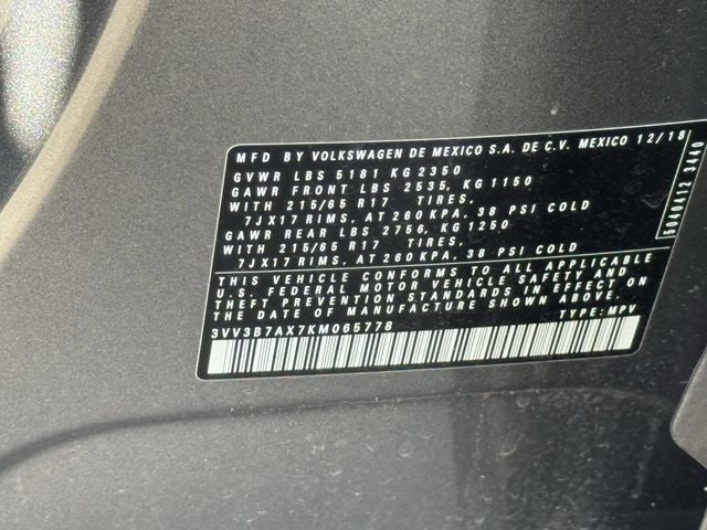 2019 Volkswagen Tiguan 2.0T SE