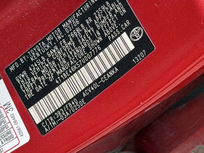 2007 Toyota Camry Base CE