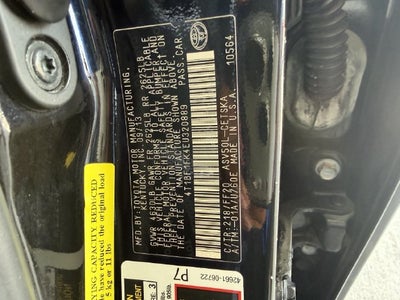 2014 Toyota Camry SE 2014.5