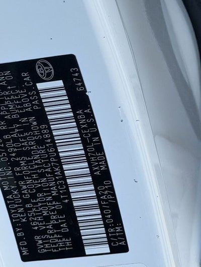 2023 Toyota Camry Hybrid LE