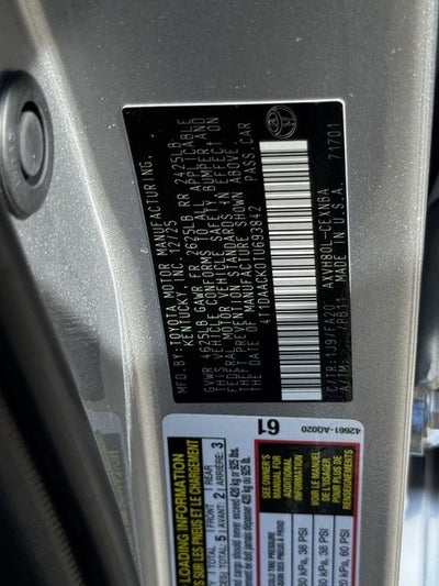 2026 Toyota Camry LE