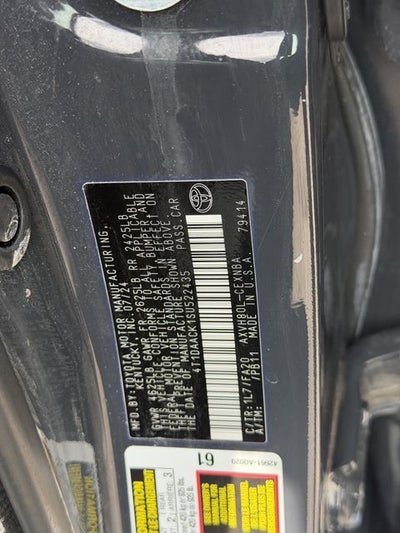 2025 Toyota Camry LE