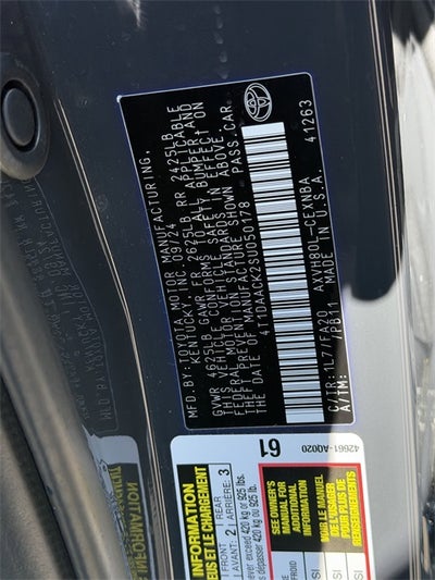 2025 Toyota Camry LE