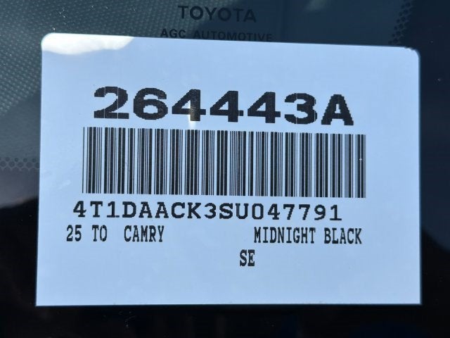 2025 Toyota Camry XSE