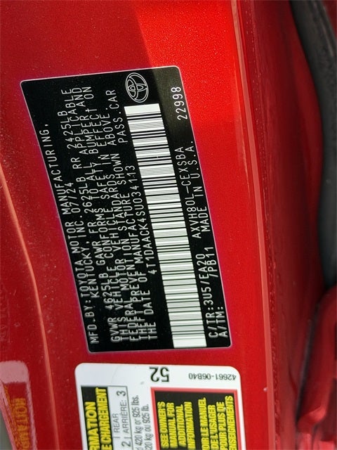 2025 Toyota Camry SE