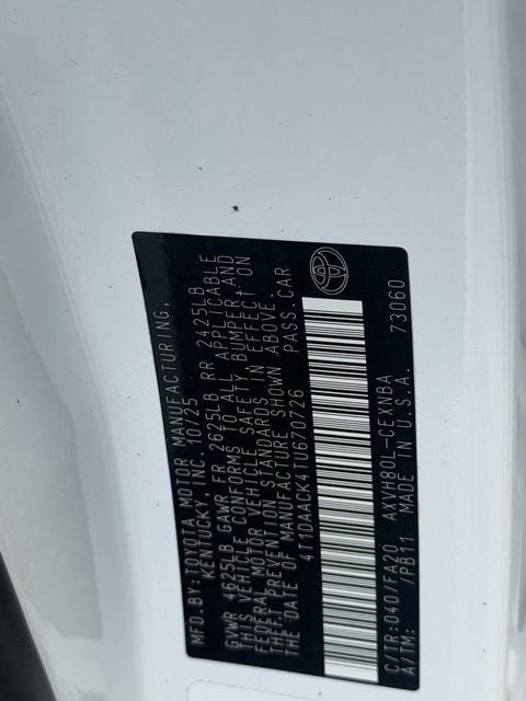 2026 Toyota Camry LE