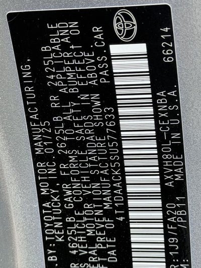 2025 Toyota Camry LE