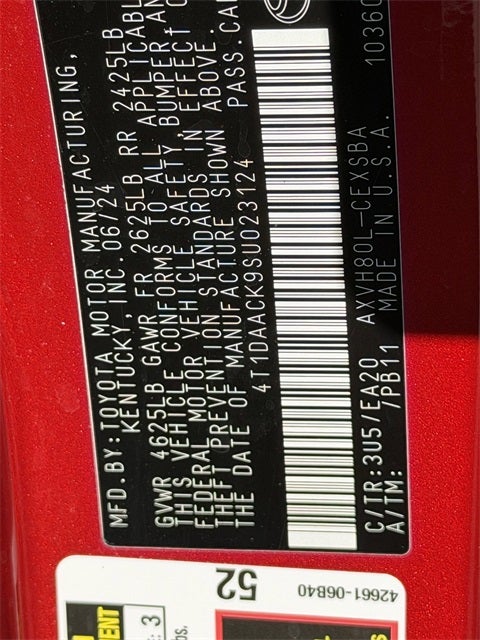 2025 Toyota Camry SE