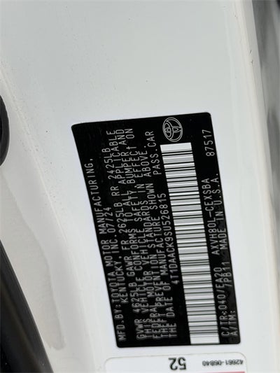 2025 Toyota Camry SE