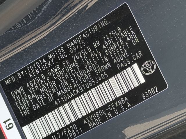 2026 Toyota Camry LE