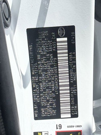 2026 Toyota Camry LE