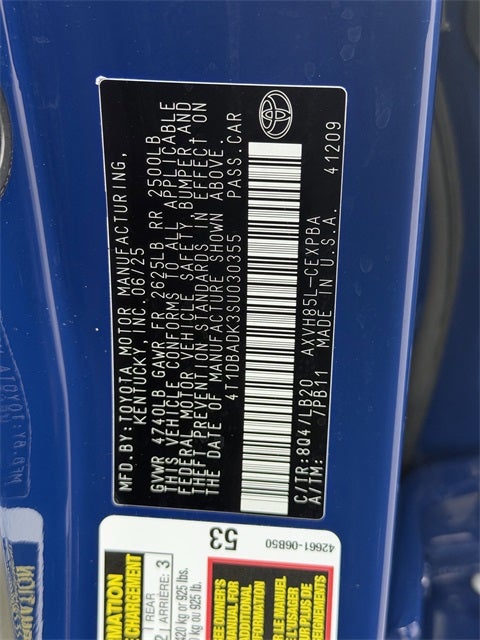 2025 Toyota Camry XSE