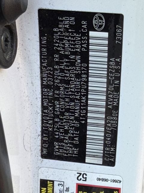 2023 Toyota Camry SE