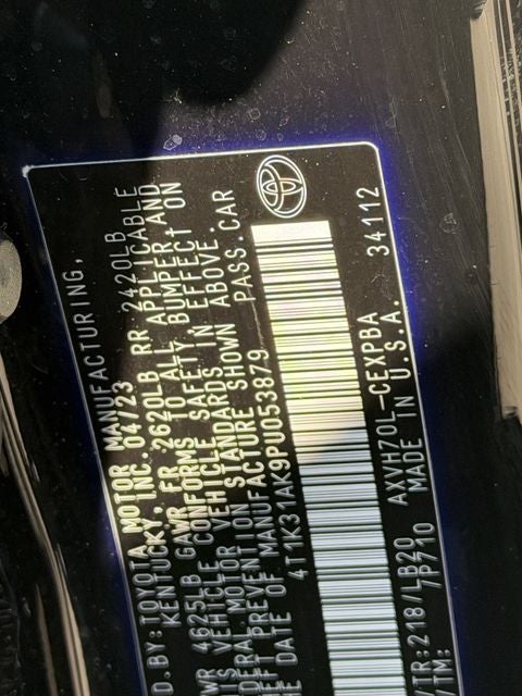 2023 Toyota Camry Hybrid XSE