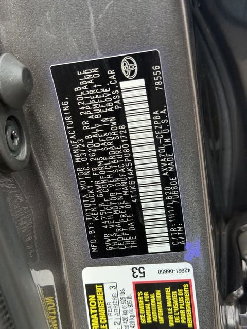 2023 Toyota Camry XSE