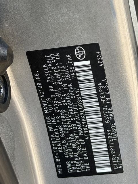 2020 Toyota Camry TRD V6