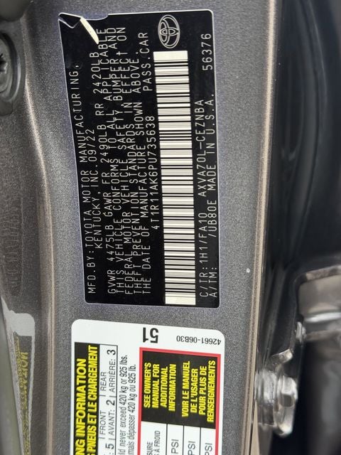 2023 Toyota Camry LE