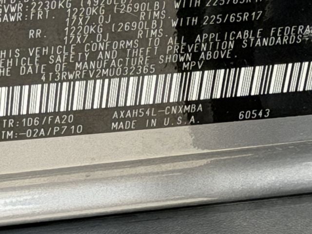 2021 Toyota RAV4 Hybrid XLE