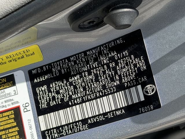 2015 Toyota Camry LE