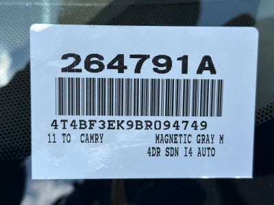 2011 Toyota Camry LE