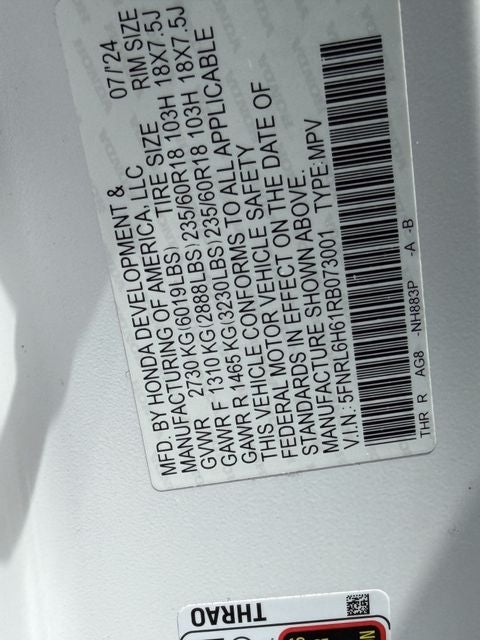 2024 Honda Odyssey EX-L