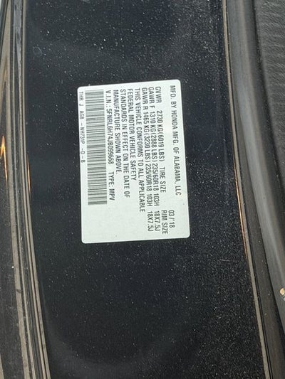 2018 Honda Odyssey EX-L