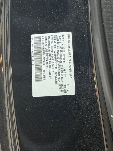 2018 Honda Odyssey EX-L