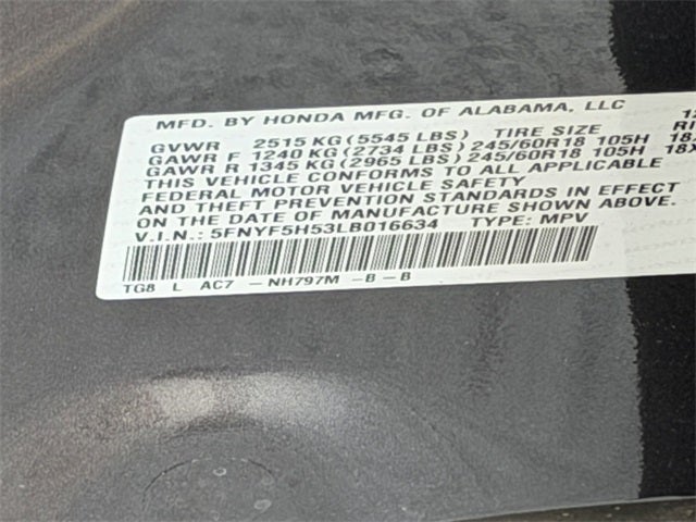 2020 Honda Pilot EX-L