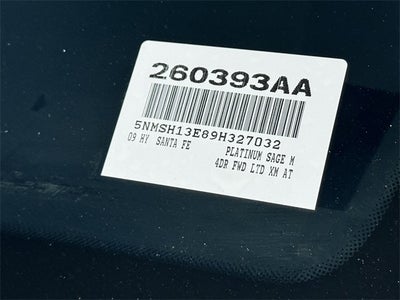 2009 Hyundai Santa Fe Limited