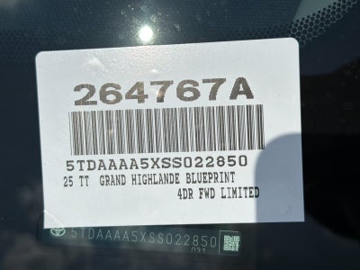 2025 Toyota Grand Highlander Limited