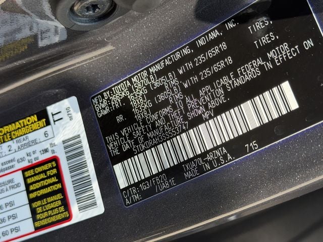 2025 Toyota Highlander LE