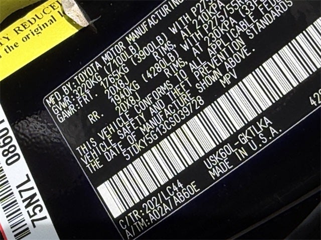 2012 Toyota Sequoia Limited