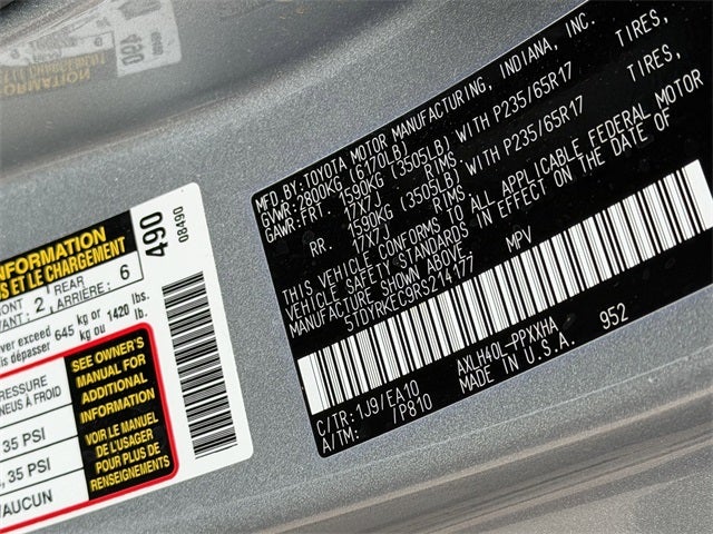 2024 Toyota Sienna XLE 8 Passenger