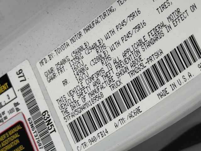 2021 Toyota Tacoma SR