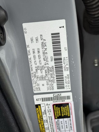 2021 Toyota Tundra SR5