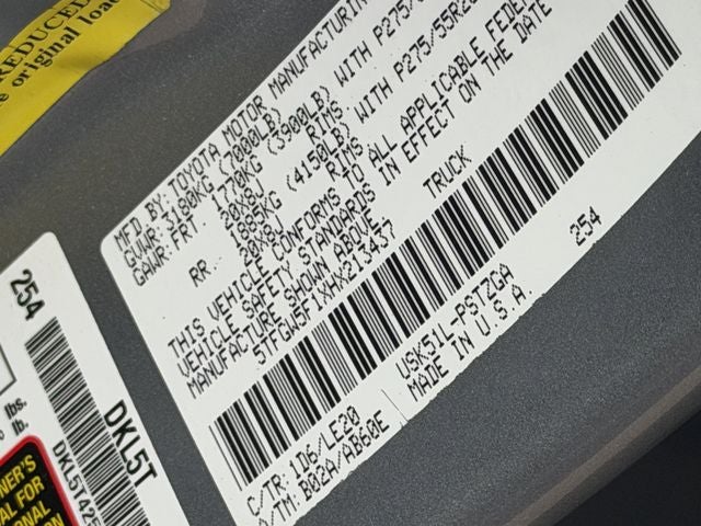 2017 Toyota Tundra Platinum 5.7L V8