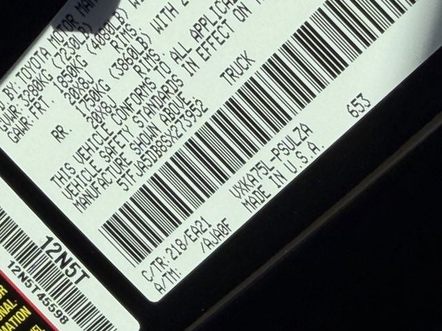 2025 Toyota Tundra Limited