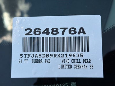 2024 Toyota Tundra Limited