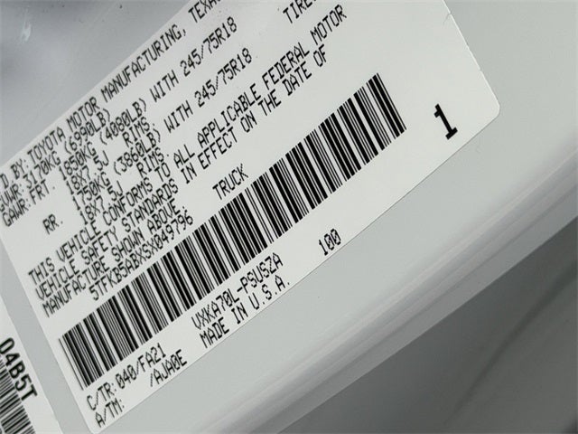 2025 Toyota Tundra SR