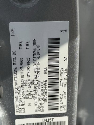 2025 Toyota Tundra SR5