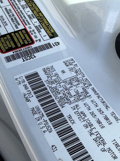 2025 Toyota Tundra SR5